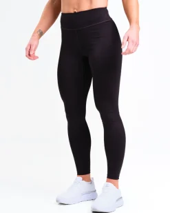 Mid Rise Tights W Black