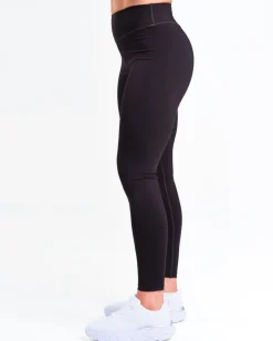 Mid Rise Tights W Black