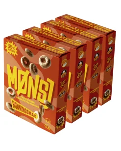 MØNSJ Proteinfrokostblanding Honning 4×210 g
