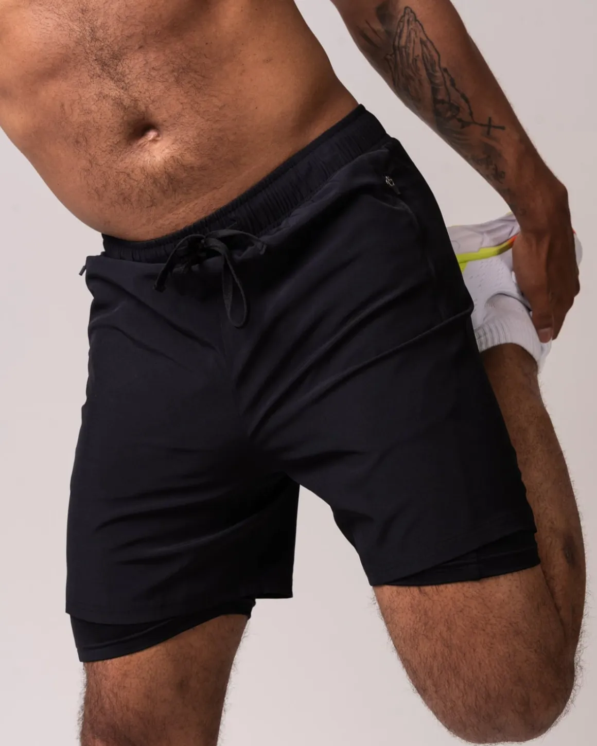 Mobility 2-1 Pocket Shorts M Black