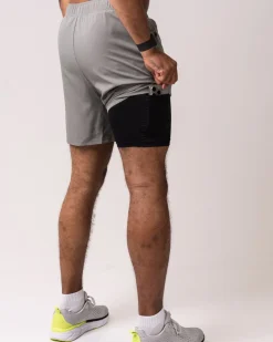 Mobility 2-1 Pocket Shorts M Green Basil