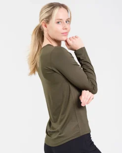 Momentum LS Green + Luna Pants Black SET