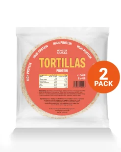 Monster Høyprotein Tortillas 2-Pack (12 lefser)