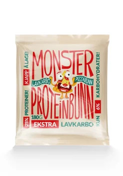 Monster Lavkarbo Pizzabunn 3x180g