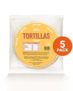 Monster Lavkarbo Tortillas 5-Pack (30 lefser)