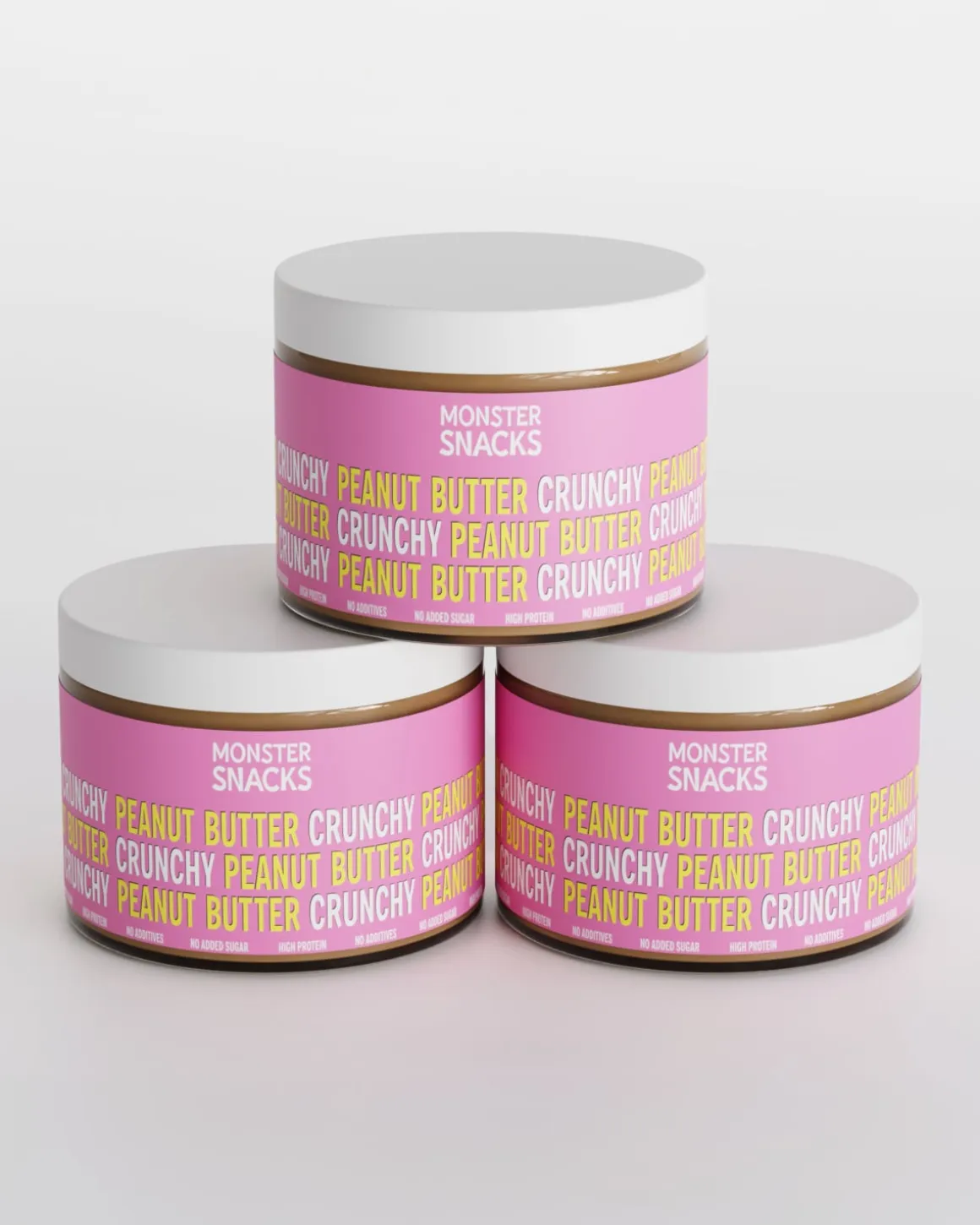 Monster Peanut Butter Crunchy 3x500g
