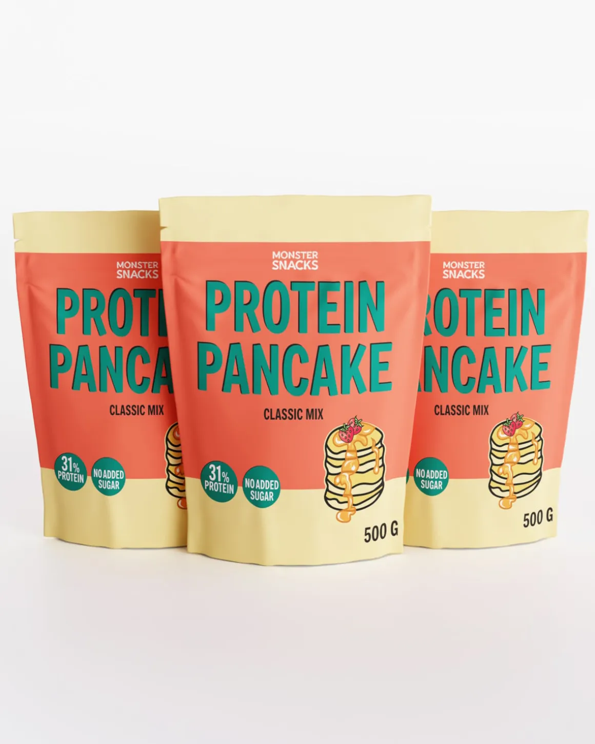 Monster Protein Pancakes Classic 3x500g