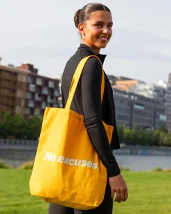 No Excuses Tote Orange – One Size