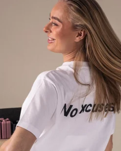 No Excuses T-shirt Unisex White