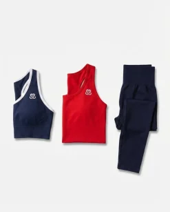 Norgepakke! Hyper Bra+Top+Tights Blue/Red