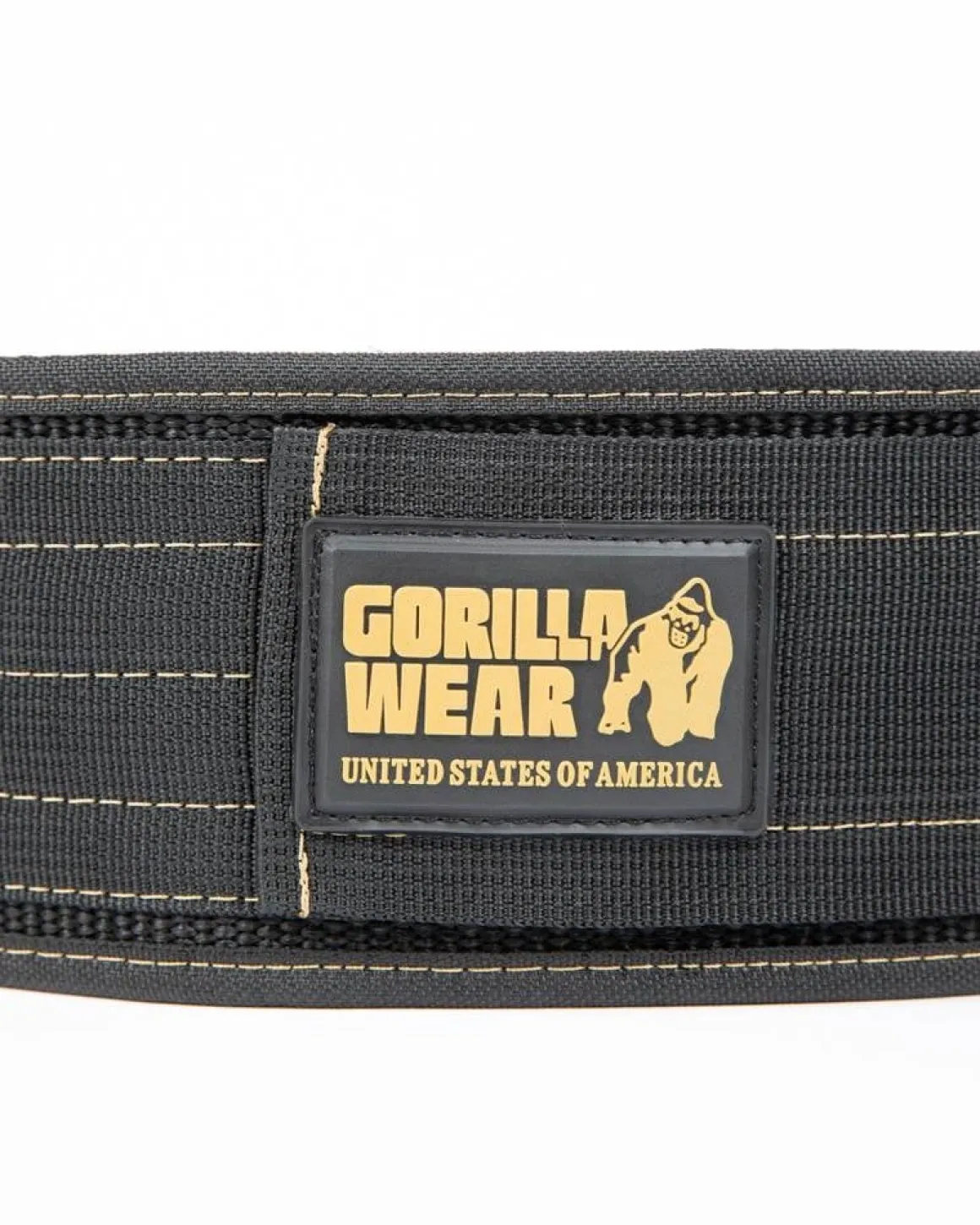 Nylon Lifting Belt 10cm Black/Gold