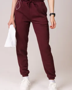 Off Duty Classic Sweatpants Burgundy