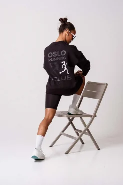 Off Duty Oversize Crewneck Black