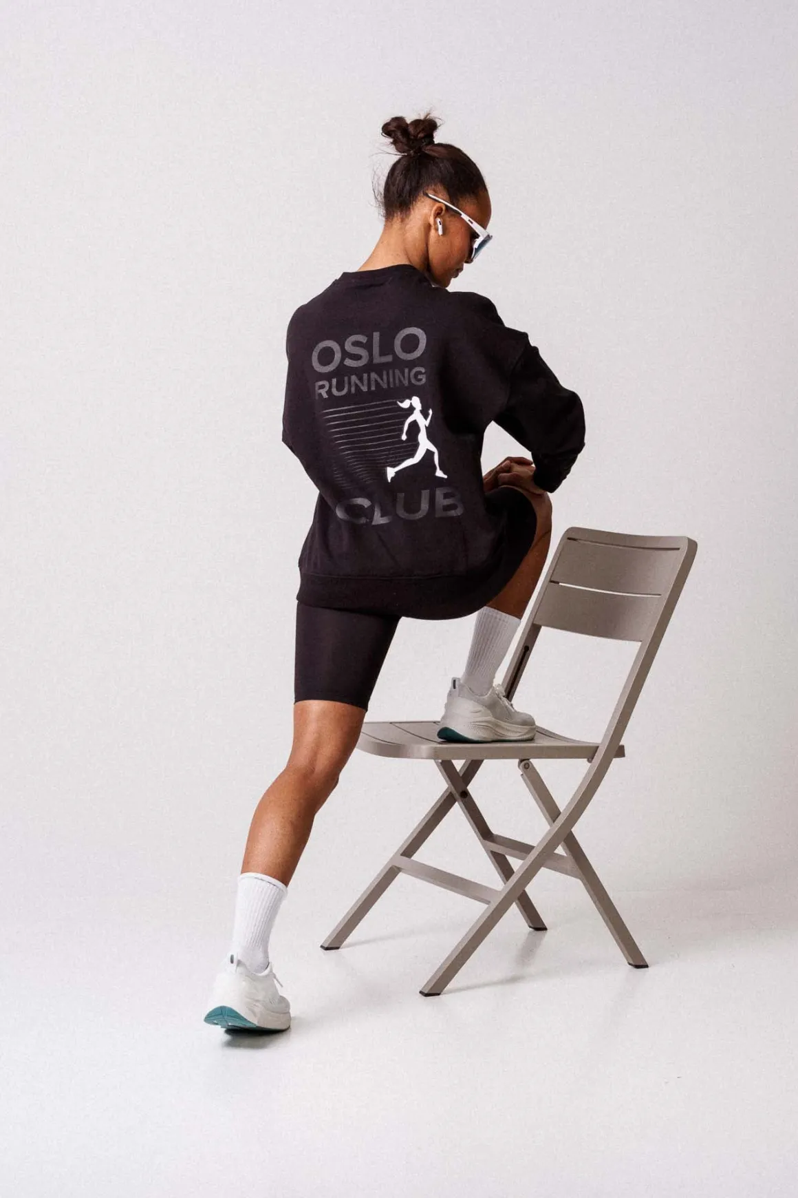 Off Duty Oversize Crewneck Black