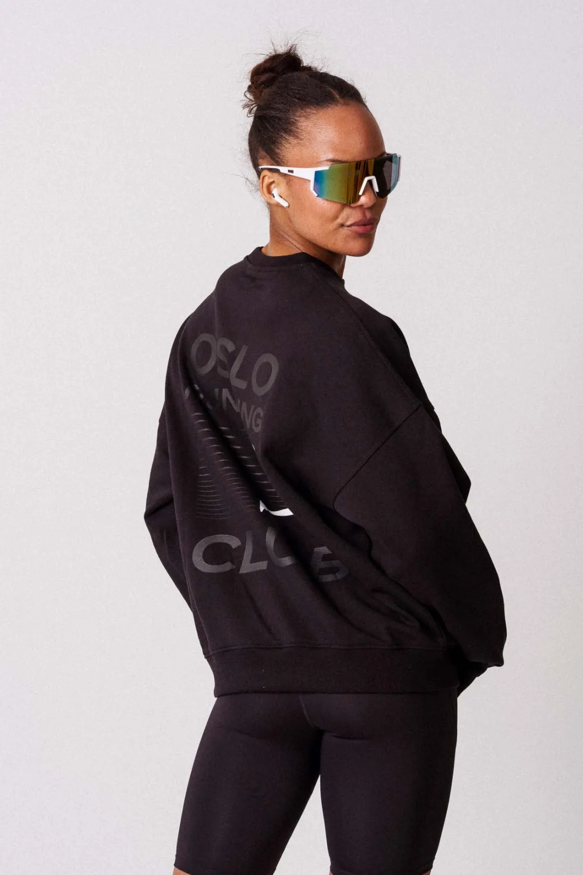 Off Duty Oversize Crewneck Black