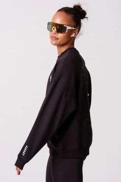 Off Duty Oversize Crewneck Black