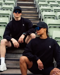 Off Duty Oversize Crewneck Black