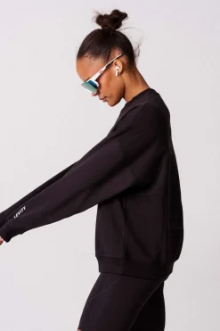 Off Duty Oversize Crewneck Black
