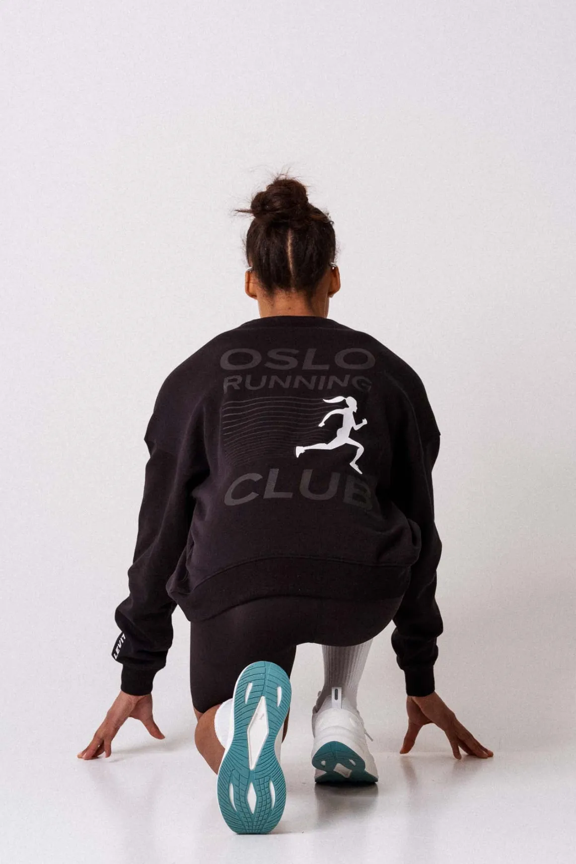 Off Duty Oversize Crewneck Black