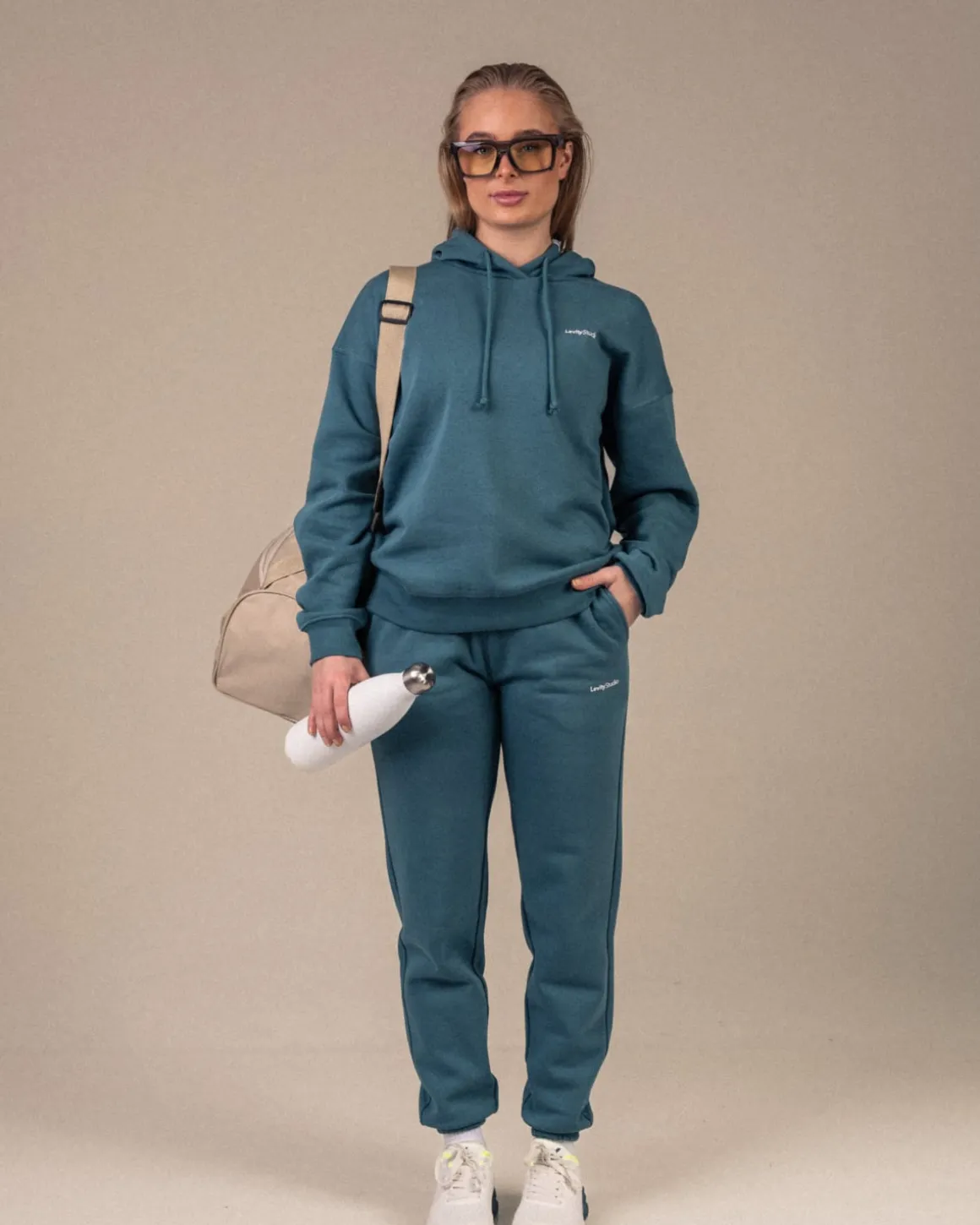 Off Duty Oversize Hoodie Green Hydro