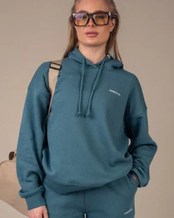 Off Duty Oversize Hoodie Green Hydro