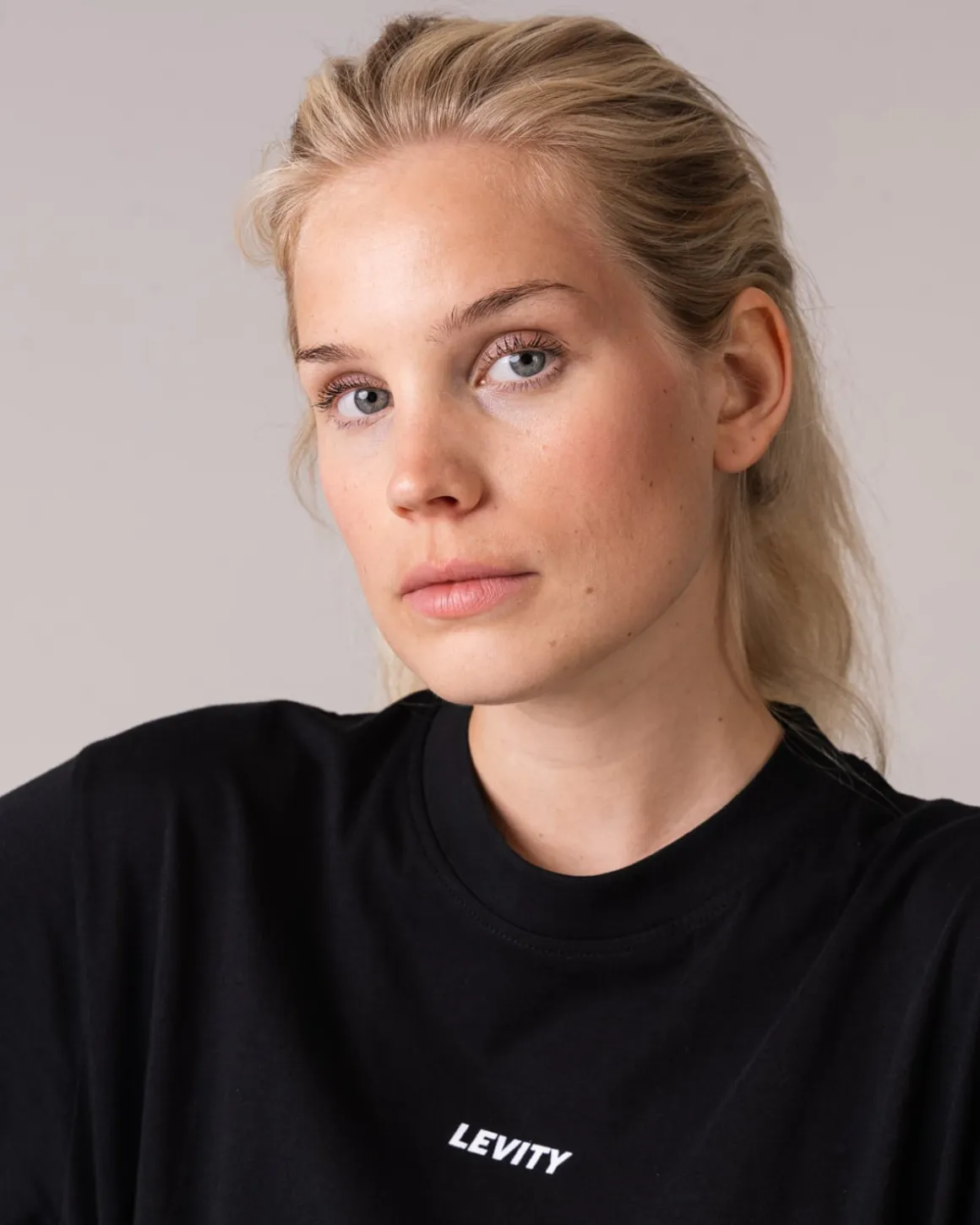 Off Duty Oversize T-shirt Black logo