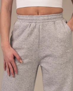 Off Duty Straight Sweatpants Grey Marl