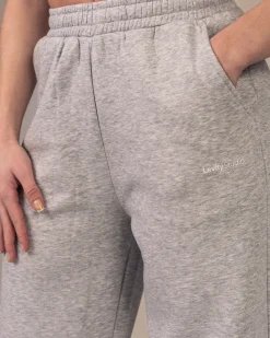 Off Duty Straight Sweatpants Grey Marl