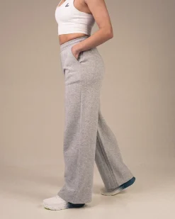Off Duty Straight Sweatpants Grey Marl