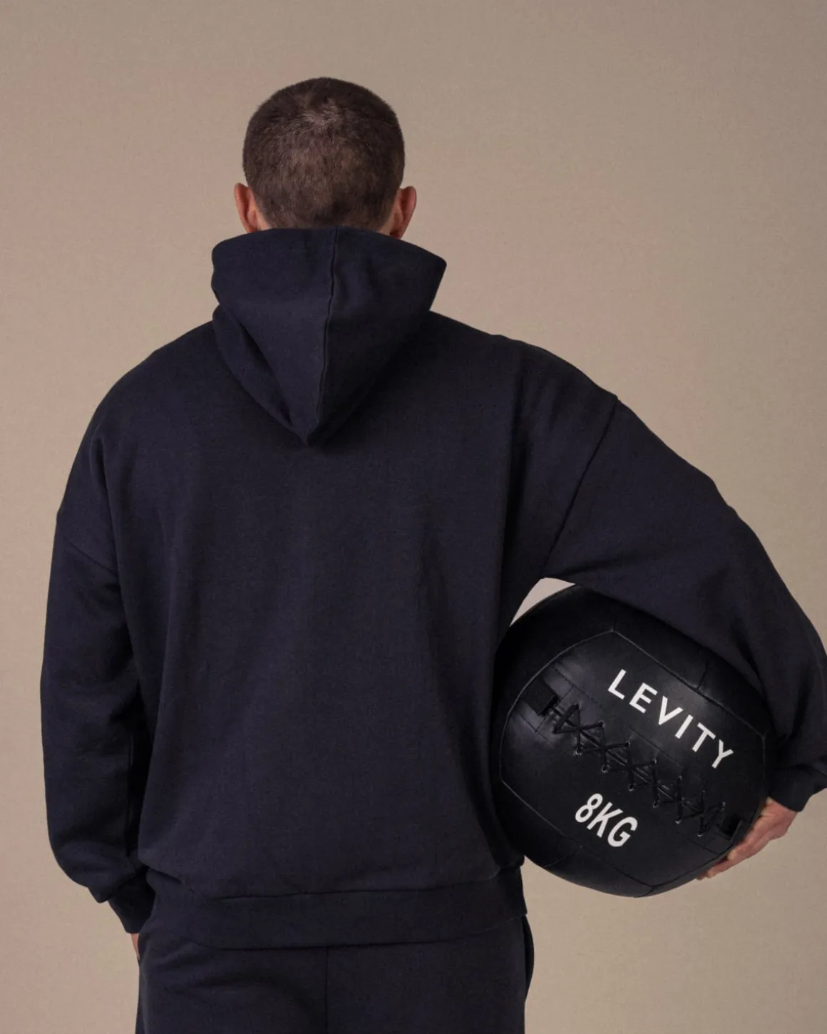 Off Duty Zip Hoodie M Black Charcoal