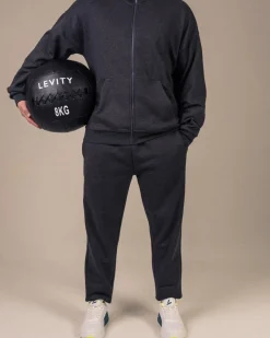 Off Duty Zip Hoodie + Sweatpants Dark Grey Marl SET