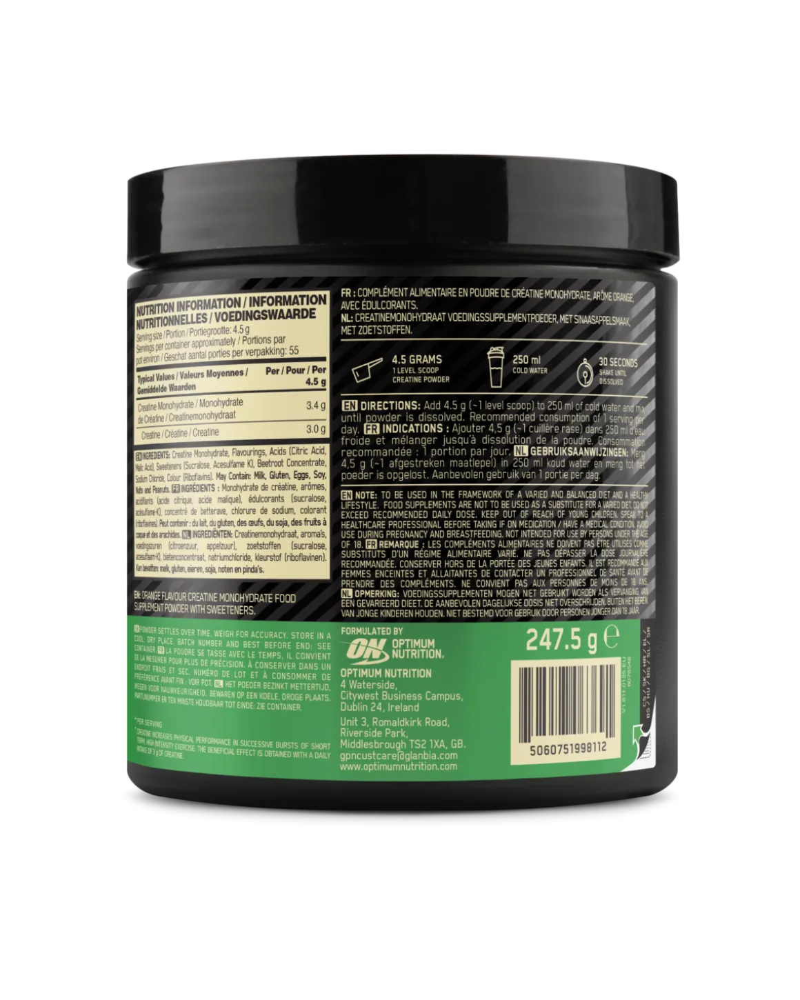 ON Creatine Powder 247g