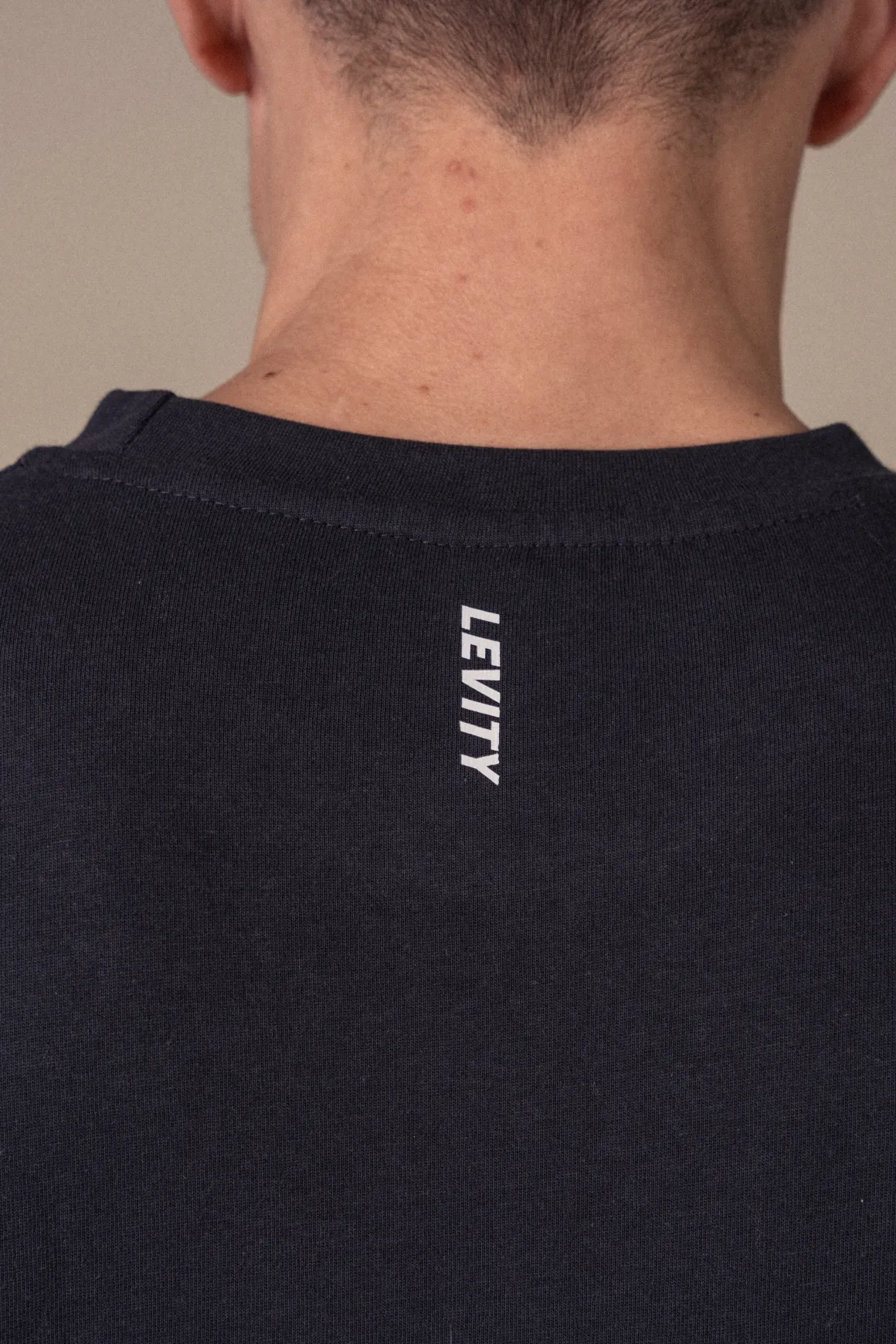 Oversized Cotton T-shirt M Black Charcoal