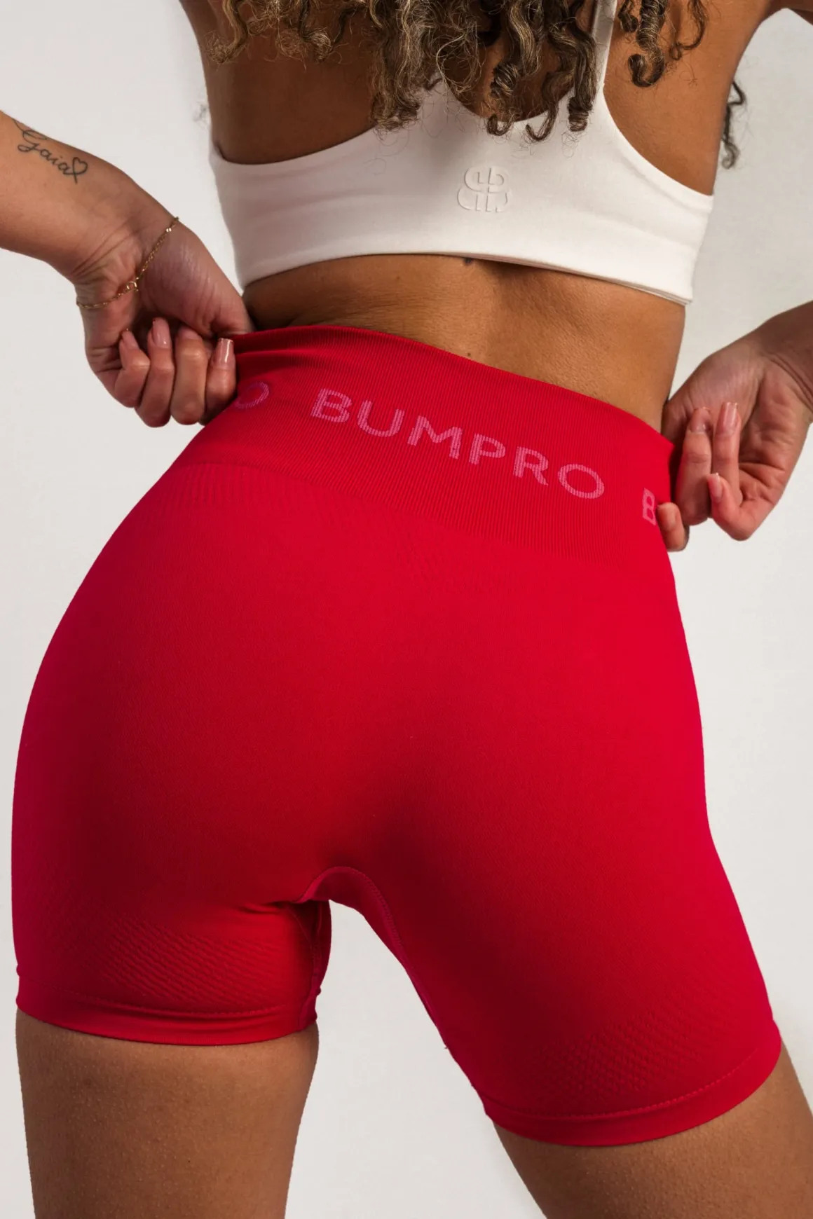 Oversized Crewneck + Beam Logo Shorts 5″ Pink/Red SET