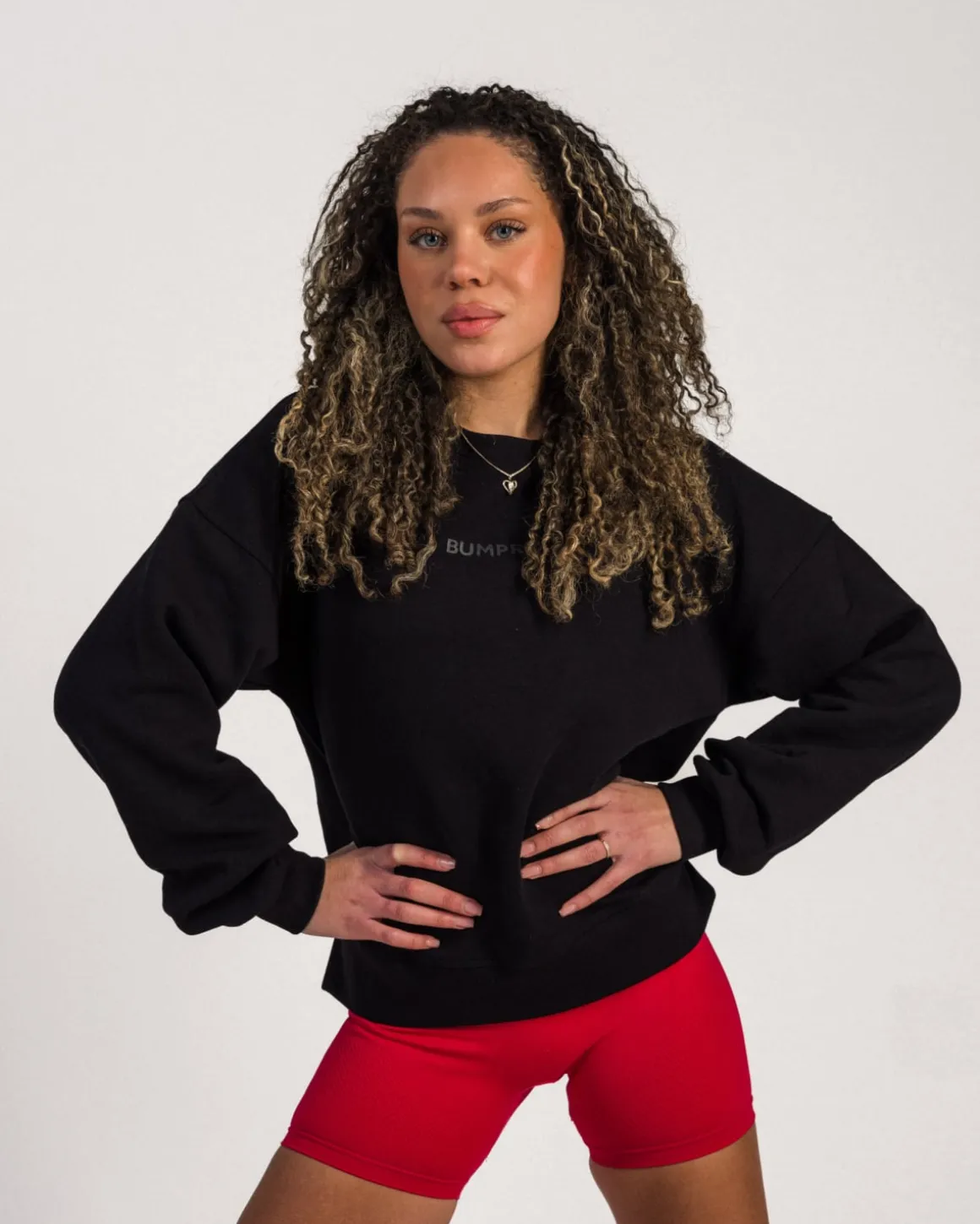 Oversized Crewneck Black/3D