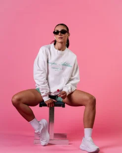 Oversized Crewneck Off White/Gumdrop