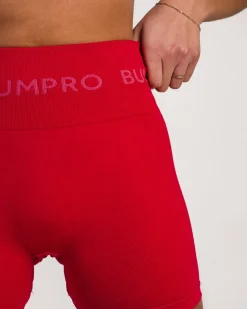Oversized T-shirt + Beam Logo Shorts 5″ Pink/Red SET