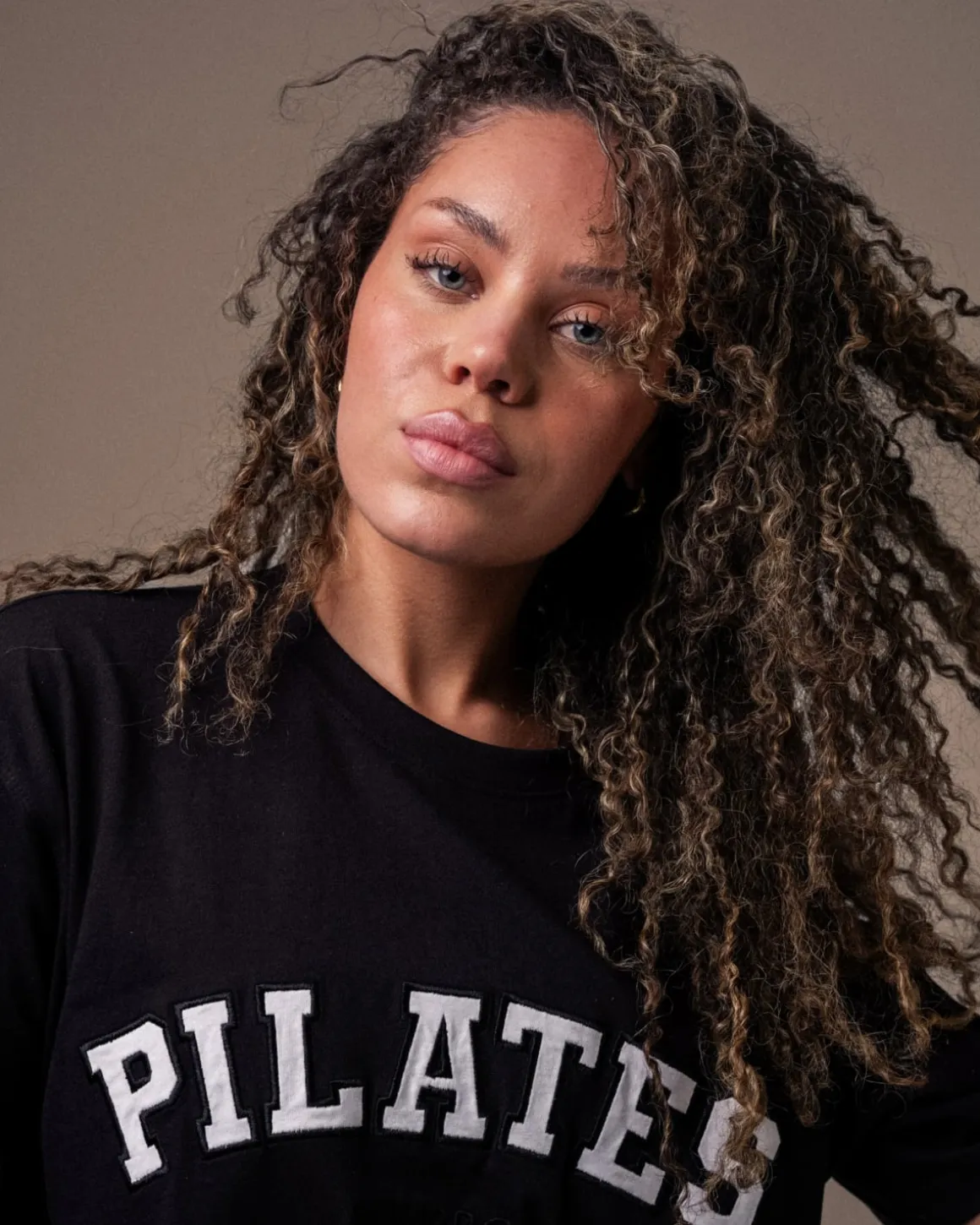 Oversized T-shirt Black/Pilates