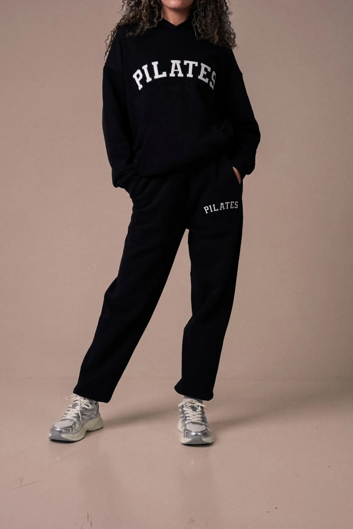 Oversized T-shirt Black/Pilates
