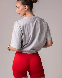 Oversized T-shirt Grey Marl/Oslo