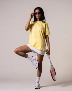 Oversized T-shirt Yellow Lemon