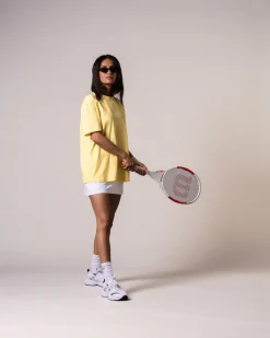 Oversized T-shirt Yellow Lemon