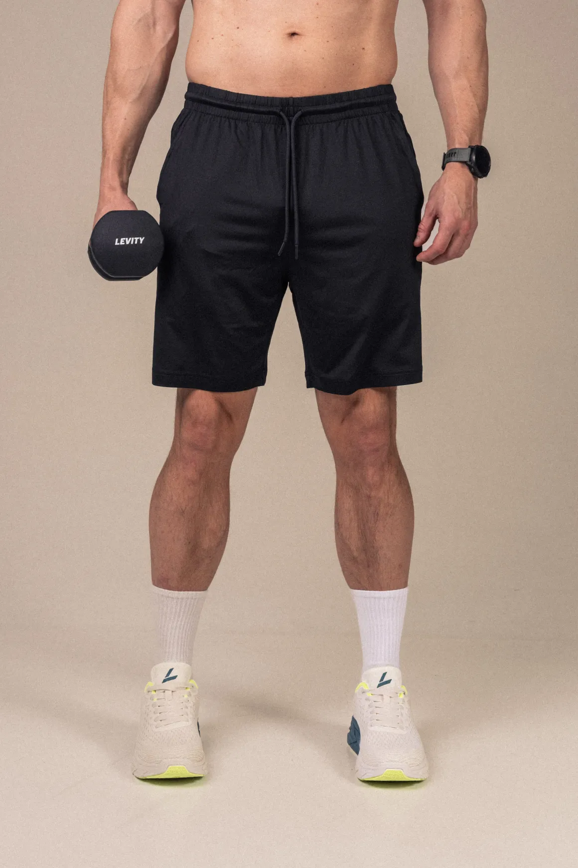 2-pack Core Dry Ctrl Shorts M Black/Grey Granite