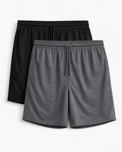 2-pack Core Dry Ctrl Shorts M Black/Grey Granite