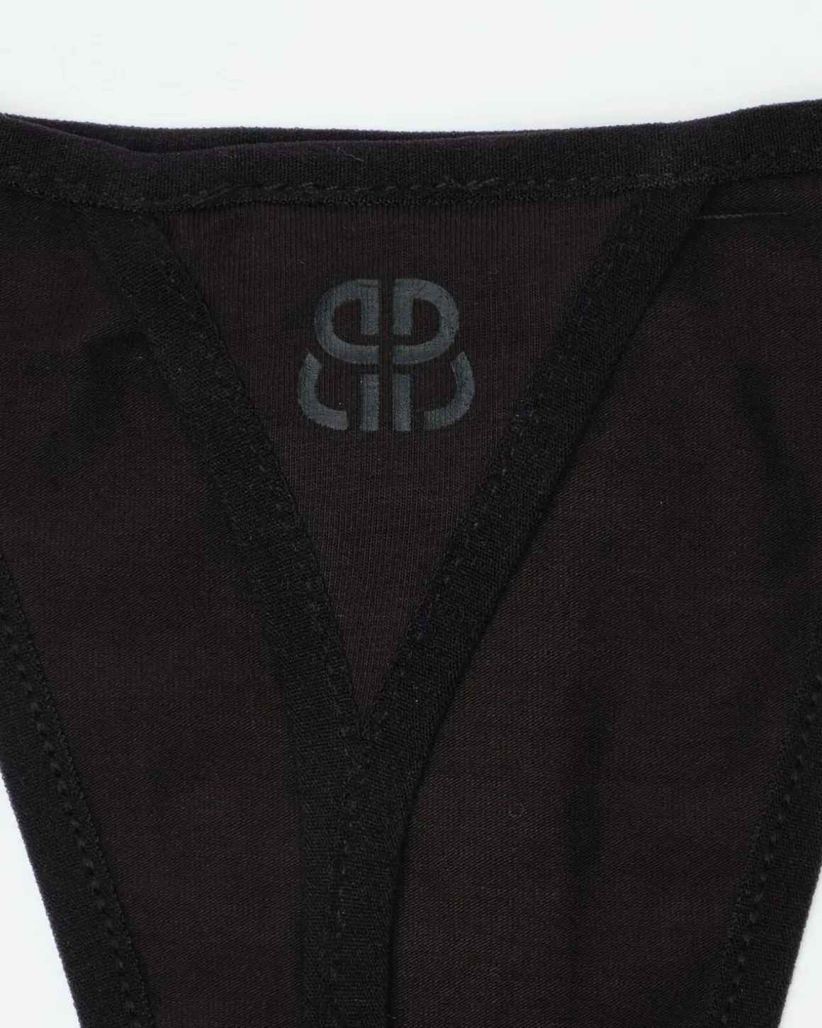 2-pack Cotton G-String Black