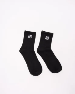 2-pack Crew Socks Black Monogram