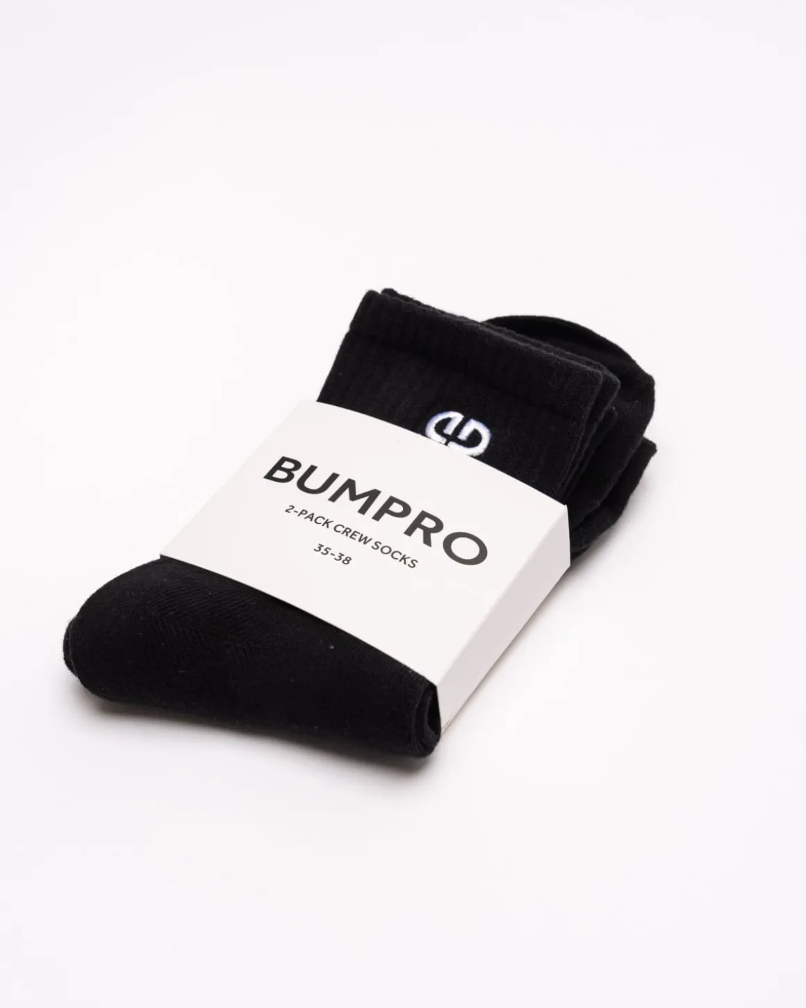 2-pack Crew Socks Black Monogram