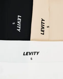 3-pack Invisible Brief Black/White/Sand