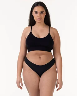 3-pack Invisible Thong Black/White/Sand