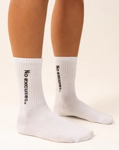 3-pack No Excuses Crew Sock White